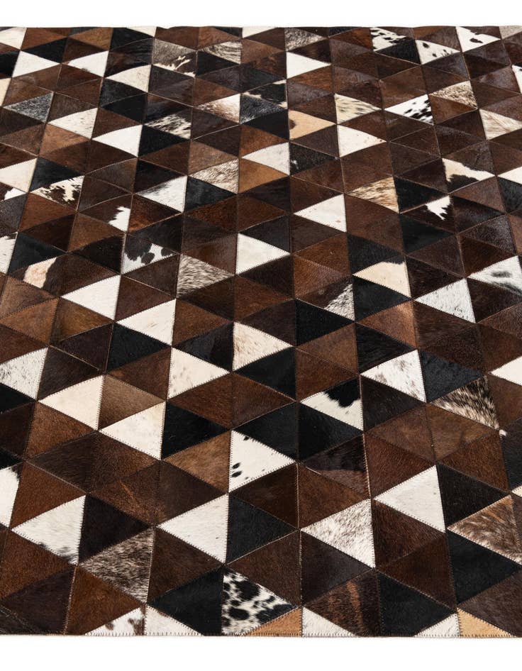Detail image of  5' x 8' 1 Cowhide Stocks Rug