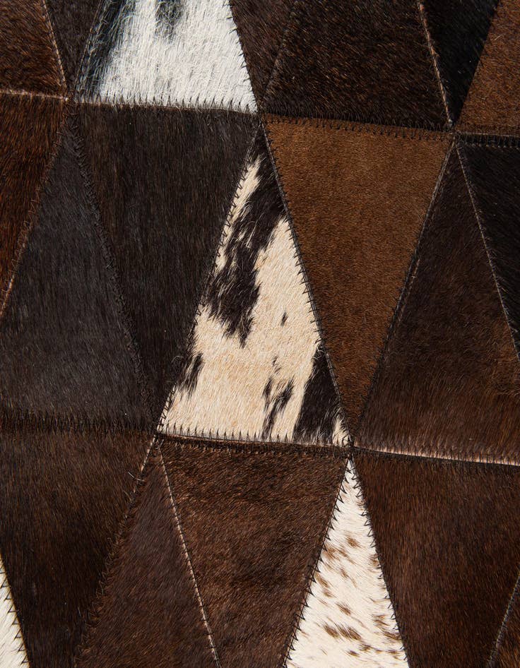 Detail image of  5' x 8' 1 Cowhide Stocks Rug