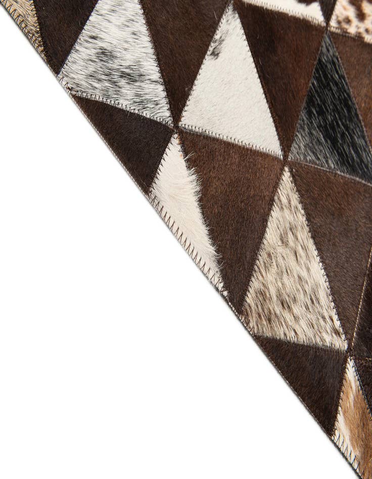 Detail image of  5' x 8' 1 Cowhide Stocks Rug