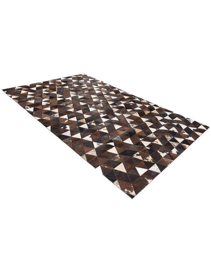 Detail image of  5' x 8' Cowhide Stocks Rug