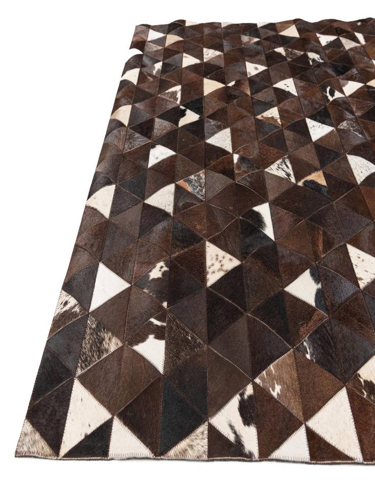 Detail image of  5' x 8' 1 Cowhide Stocks Rug
