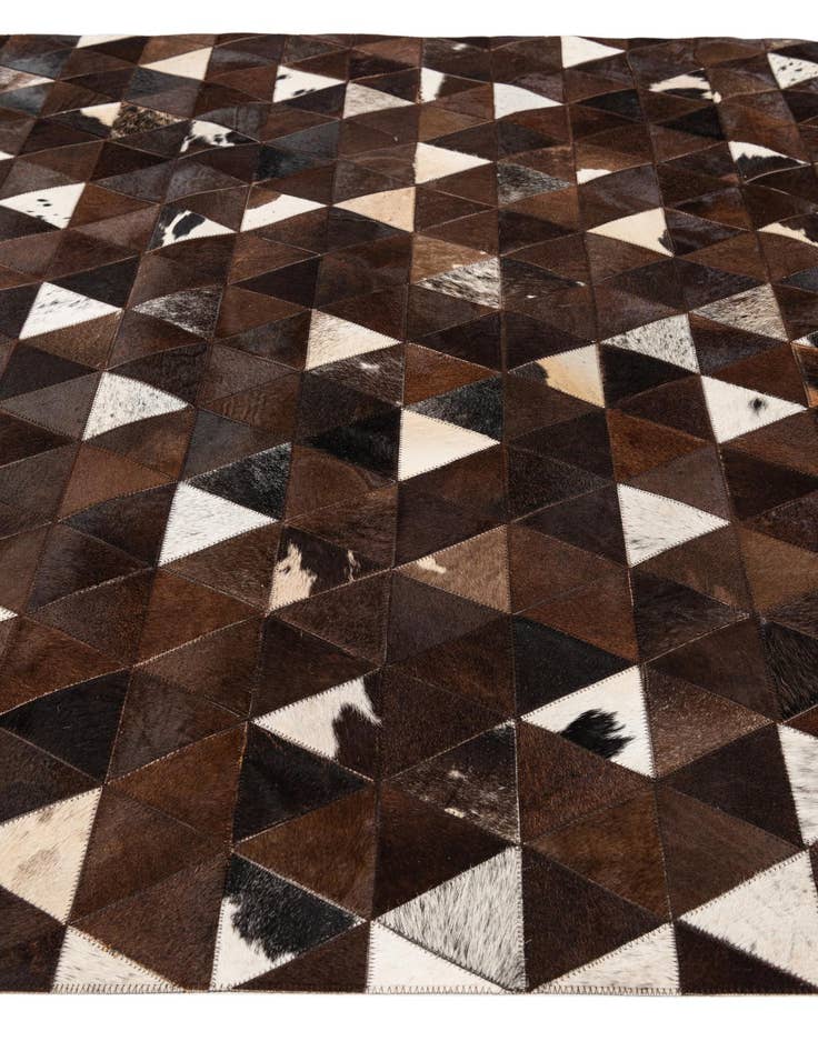 Detail image of  5' x 8' 1 Cowhide Stocks Rug