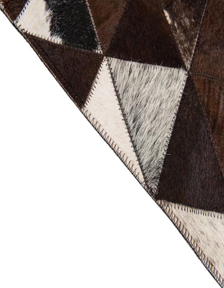 Detail image of  5' x 8' 1 Cowhide Stocks Rug
