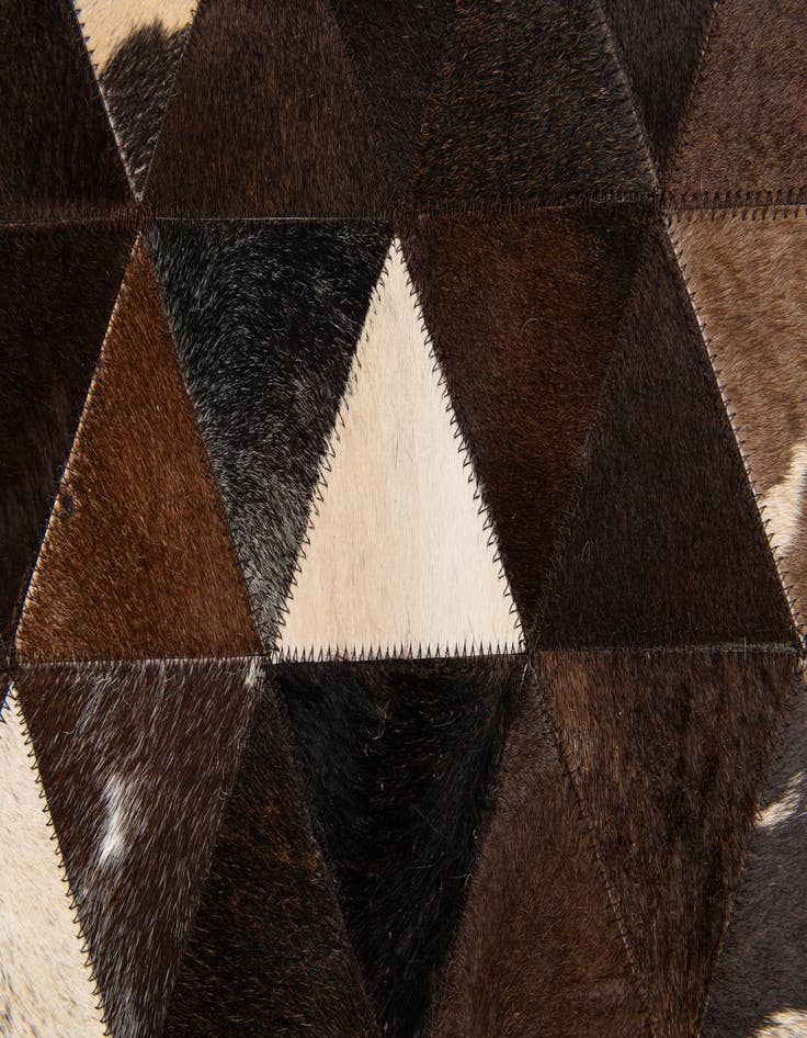 Detail image of  5' x 8' 1 Cowhide Stocks Rug