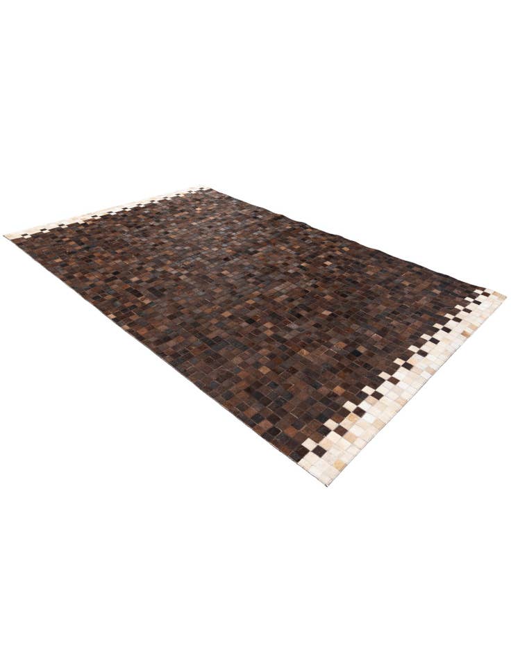 Detail image of  5' x 7' 11 Cowhide Stocks Rug