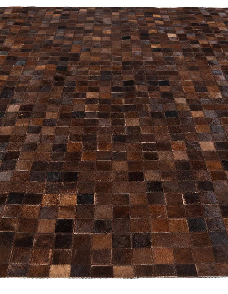 Detail image of  5' x 7' 11 Cowhide Stocks Rug