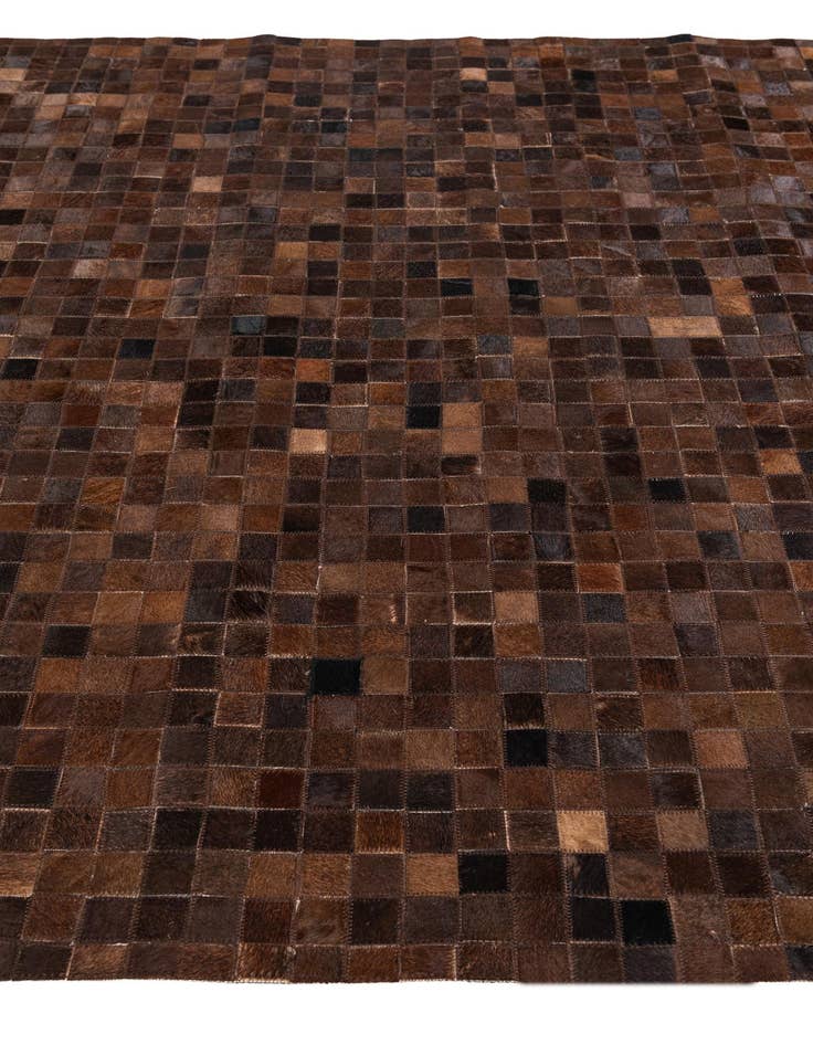 Detail image of  5' x 7' 11 Cowhide Stocks Rug