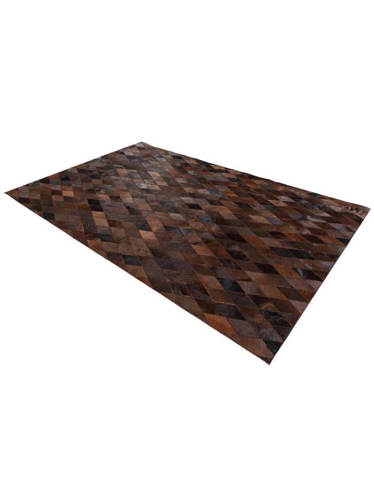 Detail image of  5' 1 x 8' Cowhide Stocks Rug