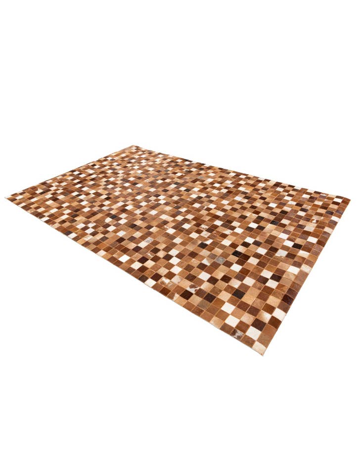 Detail image of  5' x 7' 11 Cowhide Stocks Rug