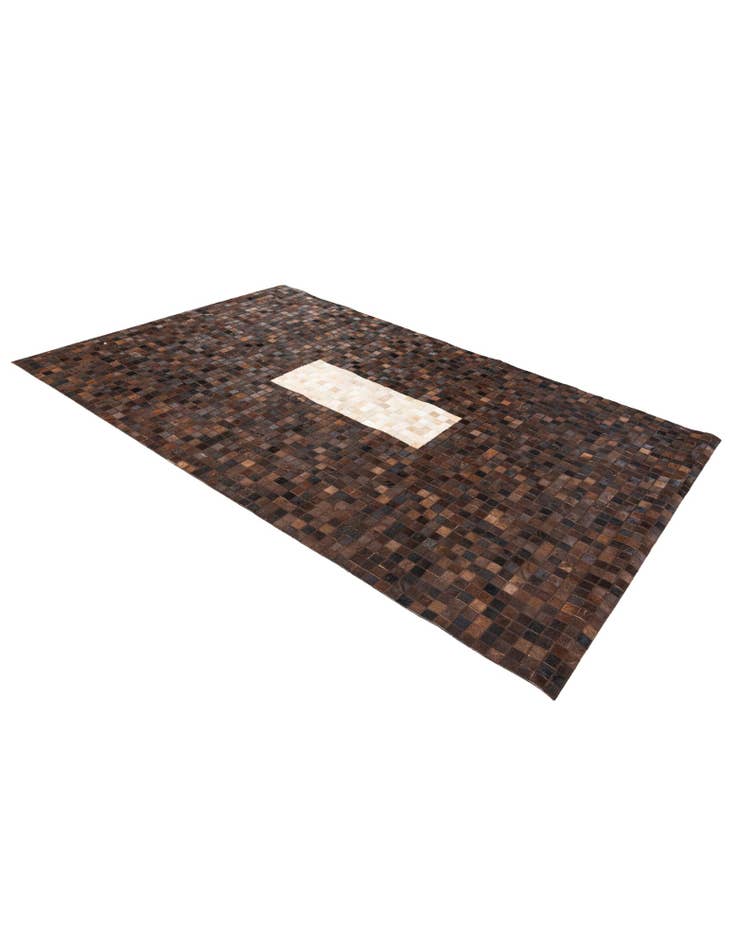 Detail image of  5' x 7' 10 Cowhide Stocks Rug