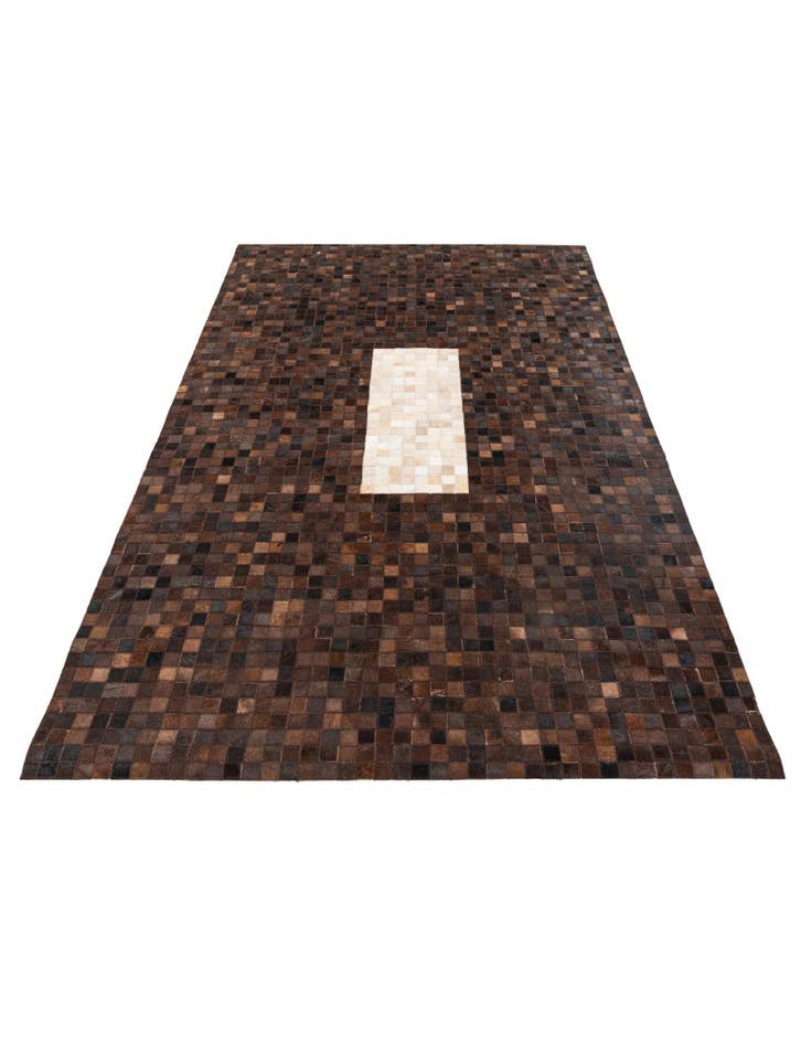 Detail image of  5' x 7' 10 Cowhide Stocks Rug