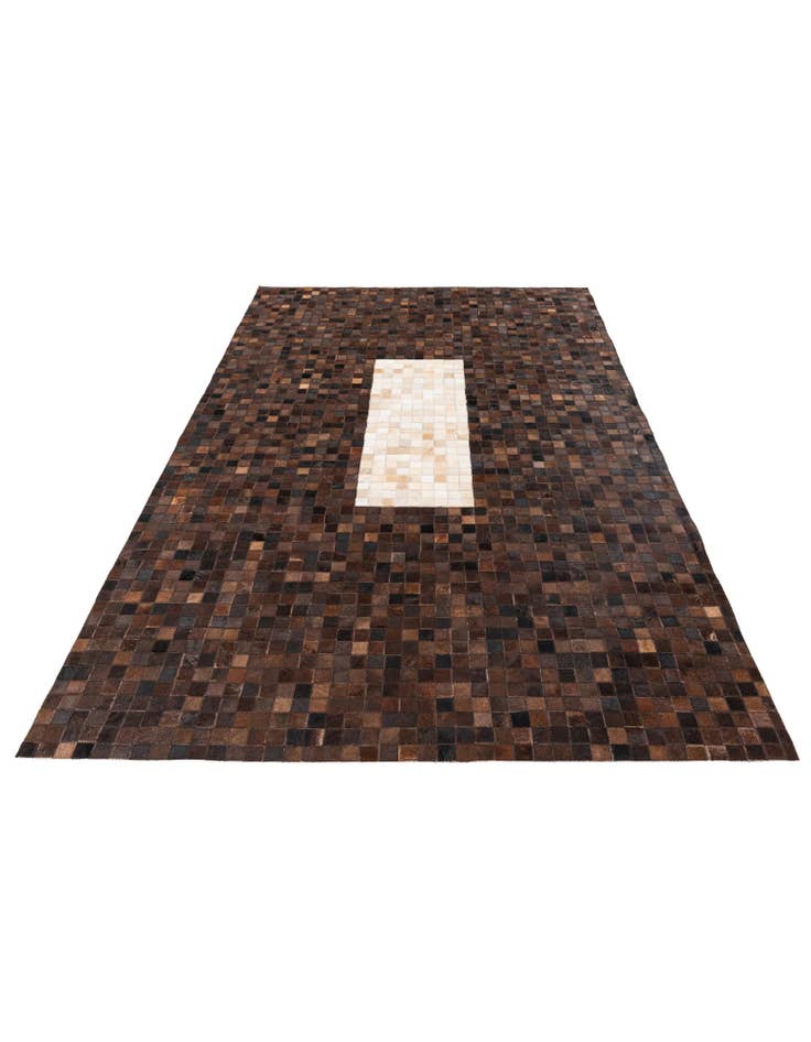 Detail image of  5' 1 x 8' Cowhide Stocks Rug