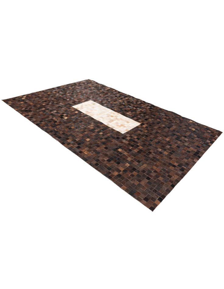 Detail image of  5' 1 x 8' Cowhide Stocks Rug