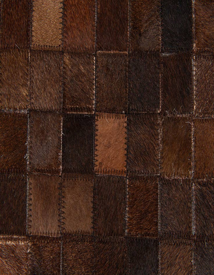 Detail image of  5' 1 x 8' Cowhide Stocks Rug