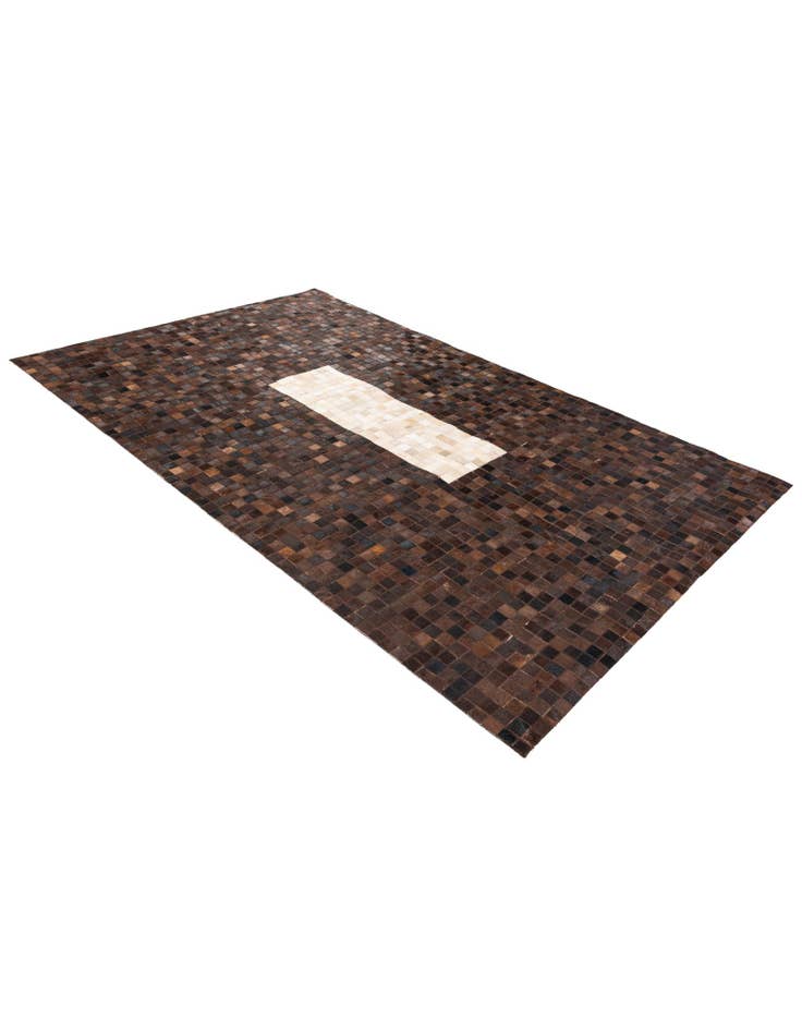 Detail image of  5' x 7' 10 Cowhide Stocks Rug