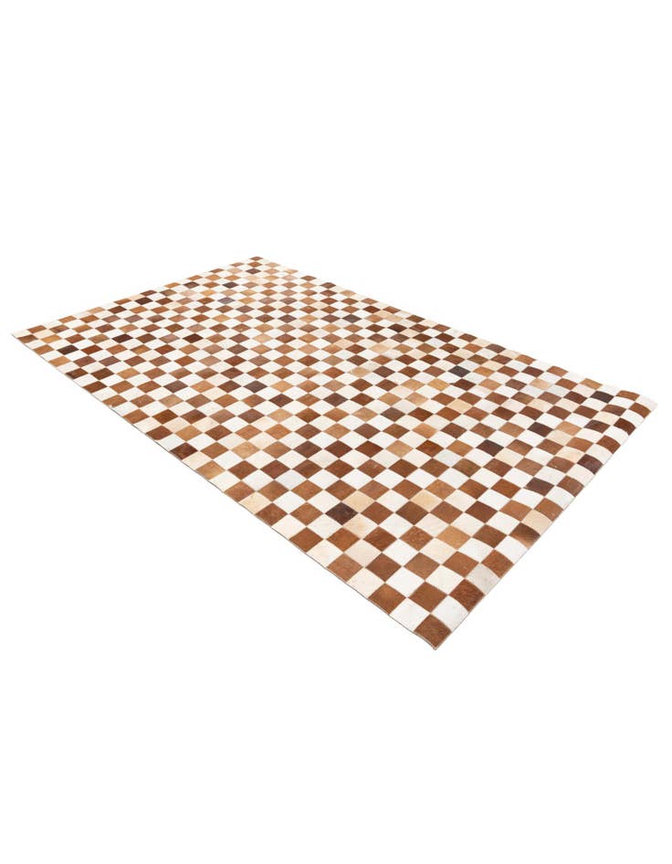 Detail image of  5' x 7' 11 Cowhide Stocks Rug