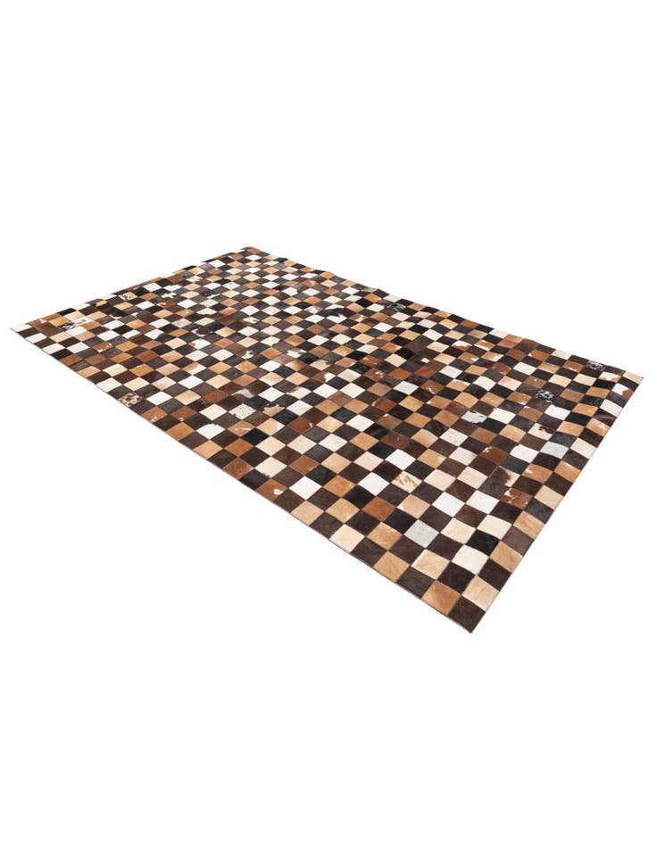 Detail image of  5' x 7' 11 Cowhide Stocks Rug