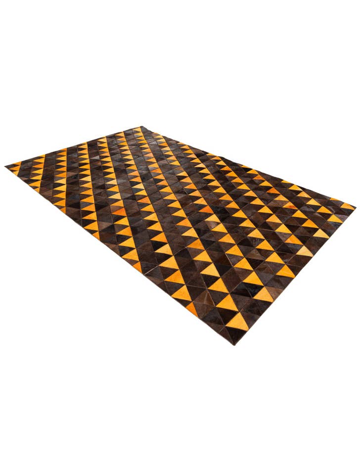 Detail image of  5' x 8' 1 Cowhide Stocks Rug