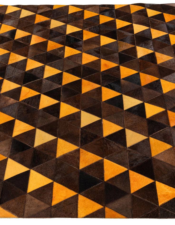 Detail image of  5' x 8' 1 Cowhide Stocks Rug