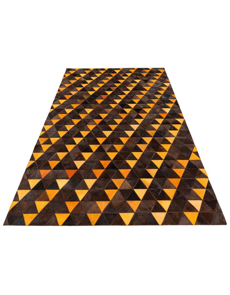 Detail image of  5' x 8' 1 Cowhide Stocks Rug