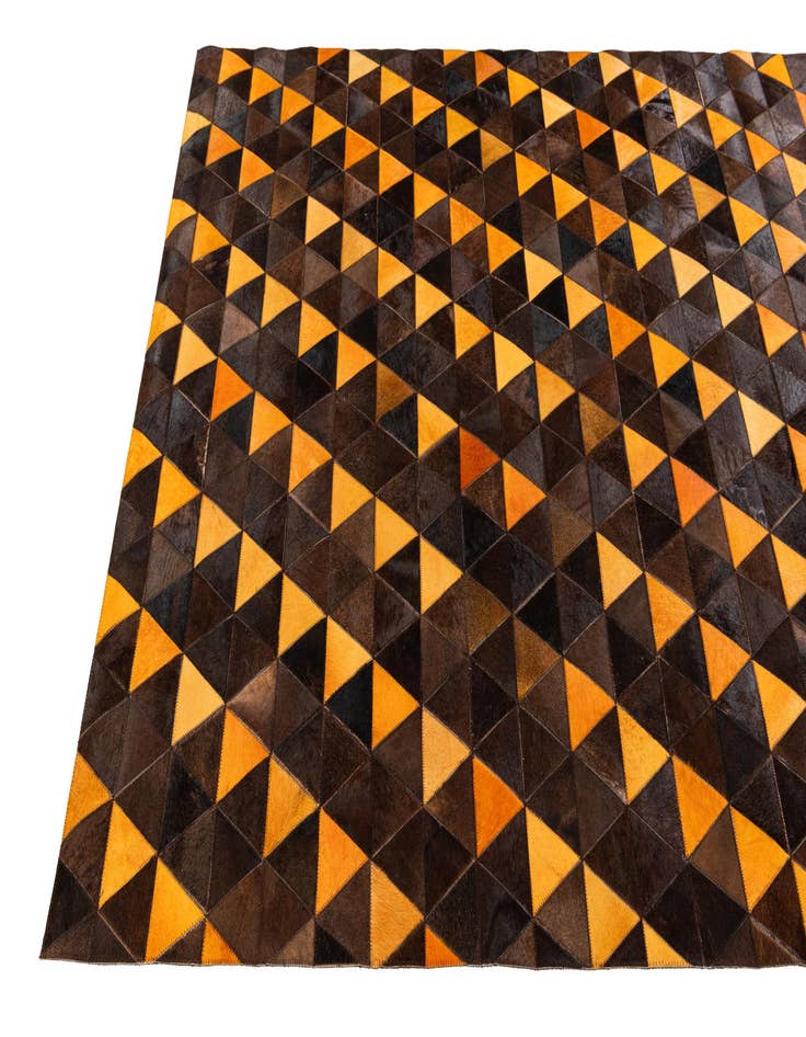 Detail image of  5' x 8' 1 Cowhide Stocks Rug