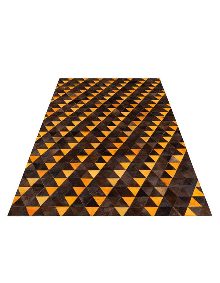 Detail image of  5' x 8' 1 Cowhide Stocks Rug