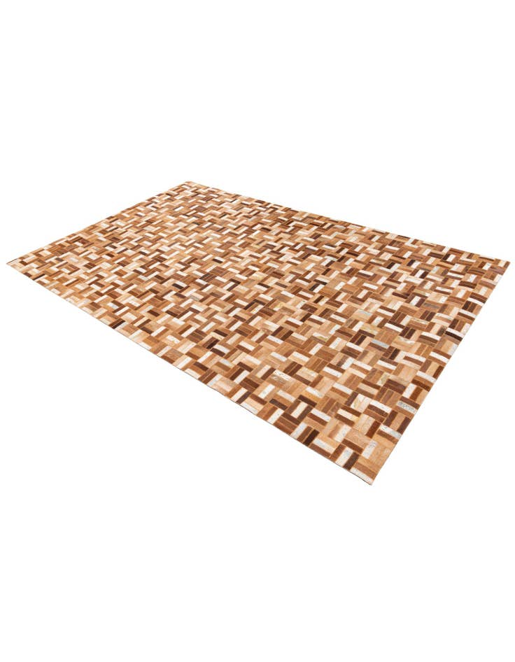 Detail image of  5' x 8' Cowhide Stocks Rug
