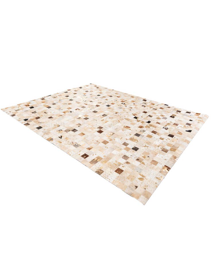 Detail image of  7' 10 x 9' 10 Cowhide Stocks Rug