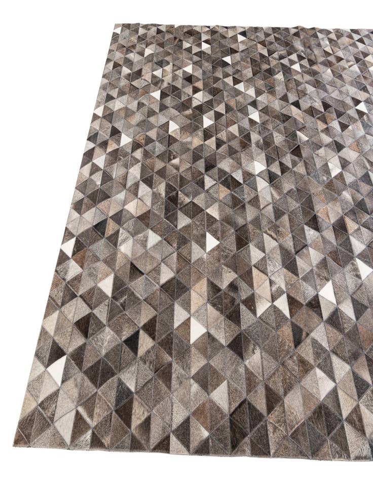 Detail image of  8' 1 x 10' Cowhide Stocks Rug