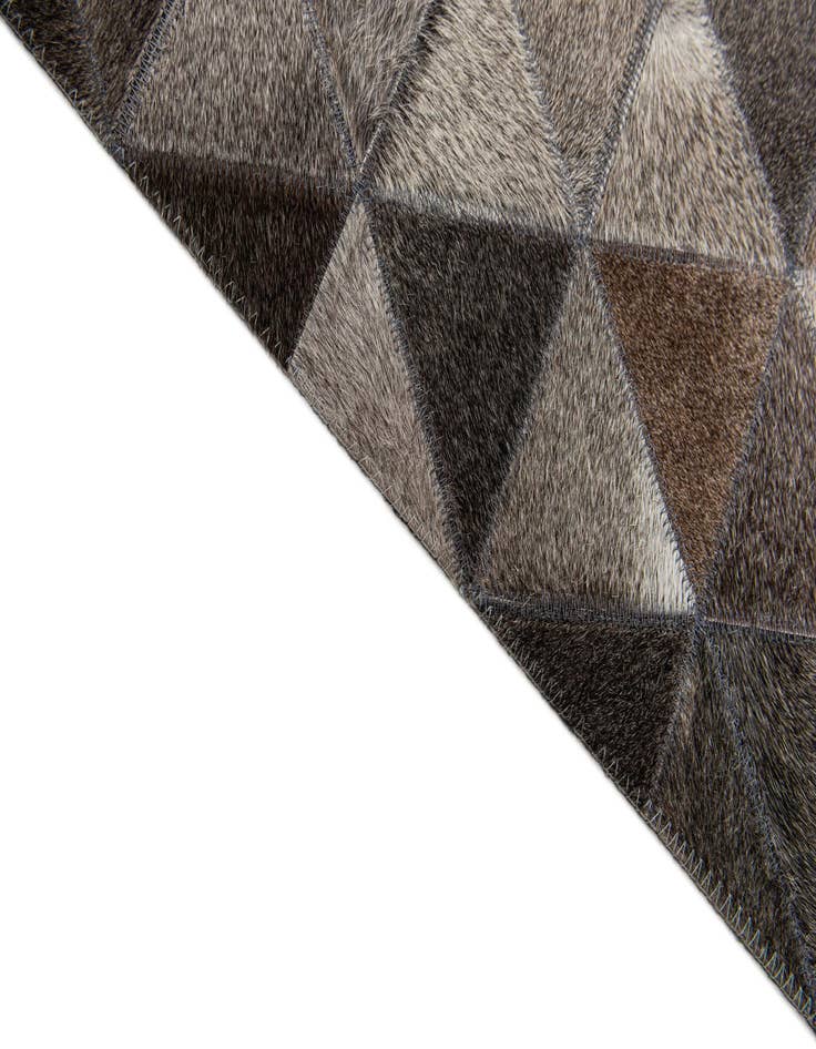 Detail image of  8' 1 x 10' Cowhide Stocks Rug