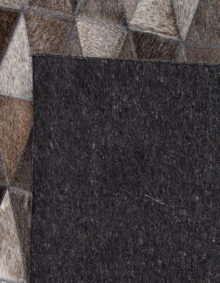 Detail image of  8' 1 x 10' Cowhide Stocks Rug