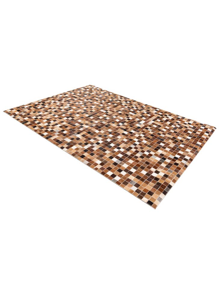 Detail image of  4' 9 x 6' 8 Cowhide Stocks Rug