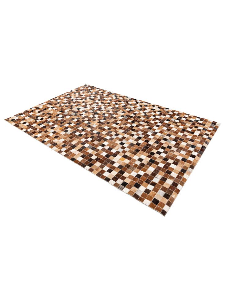 Detail image of  4' x 5' 11 Cowhide Stocks Rug