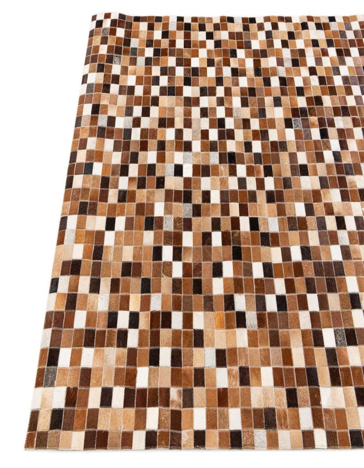 Detail image of  4' x 5' 11 Cowhide Stocks Rug