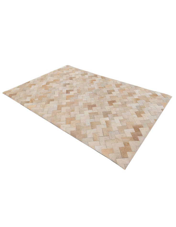 Detail image of  4' 1 x 6' Cowhide Stocks Rug