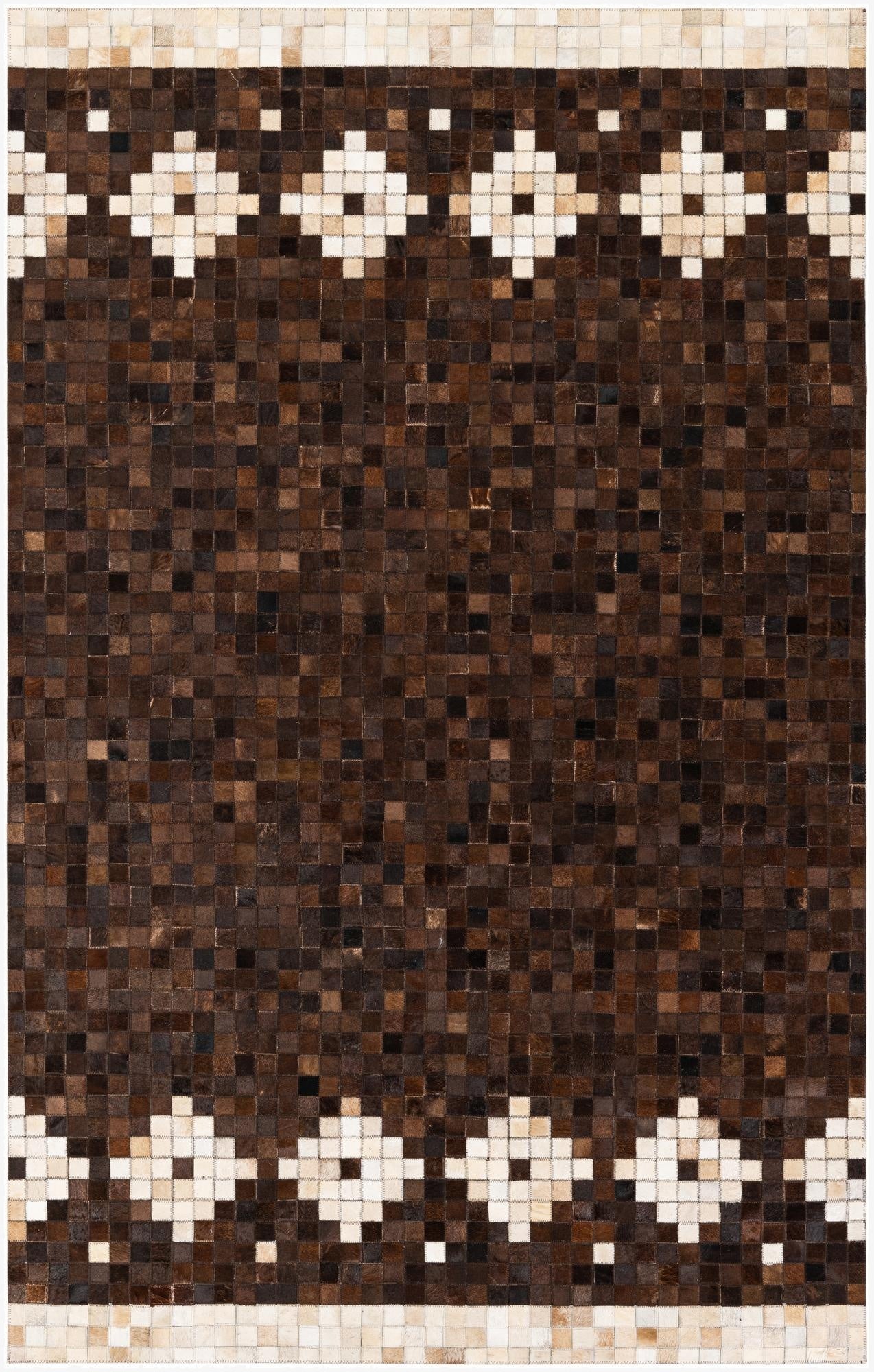  5' 1 x 8' Cowhide Stocks Rug