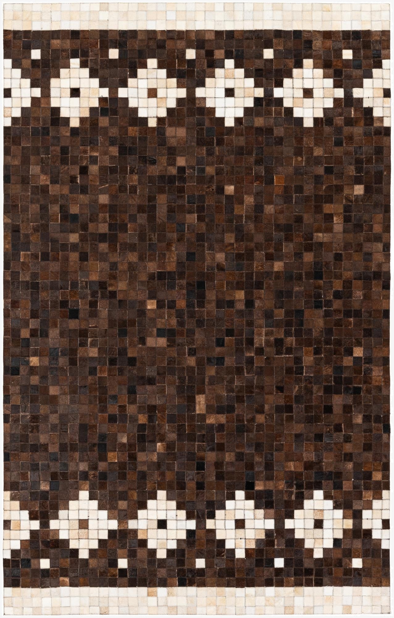  5' x 7' 11 Cowhide Stocks Rug
