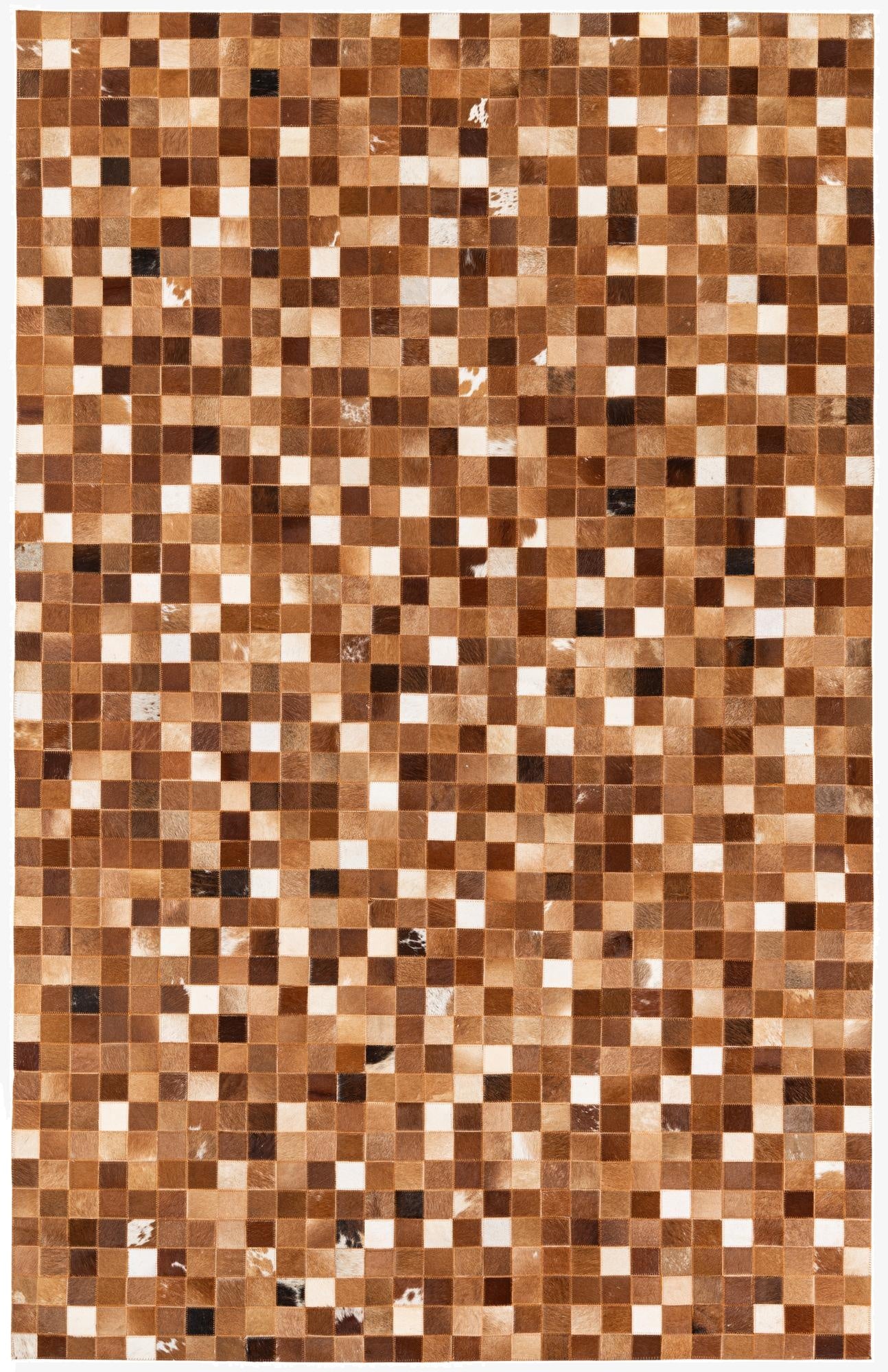  5' 1 x 7' 11 Cowhide Stocks Rug
