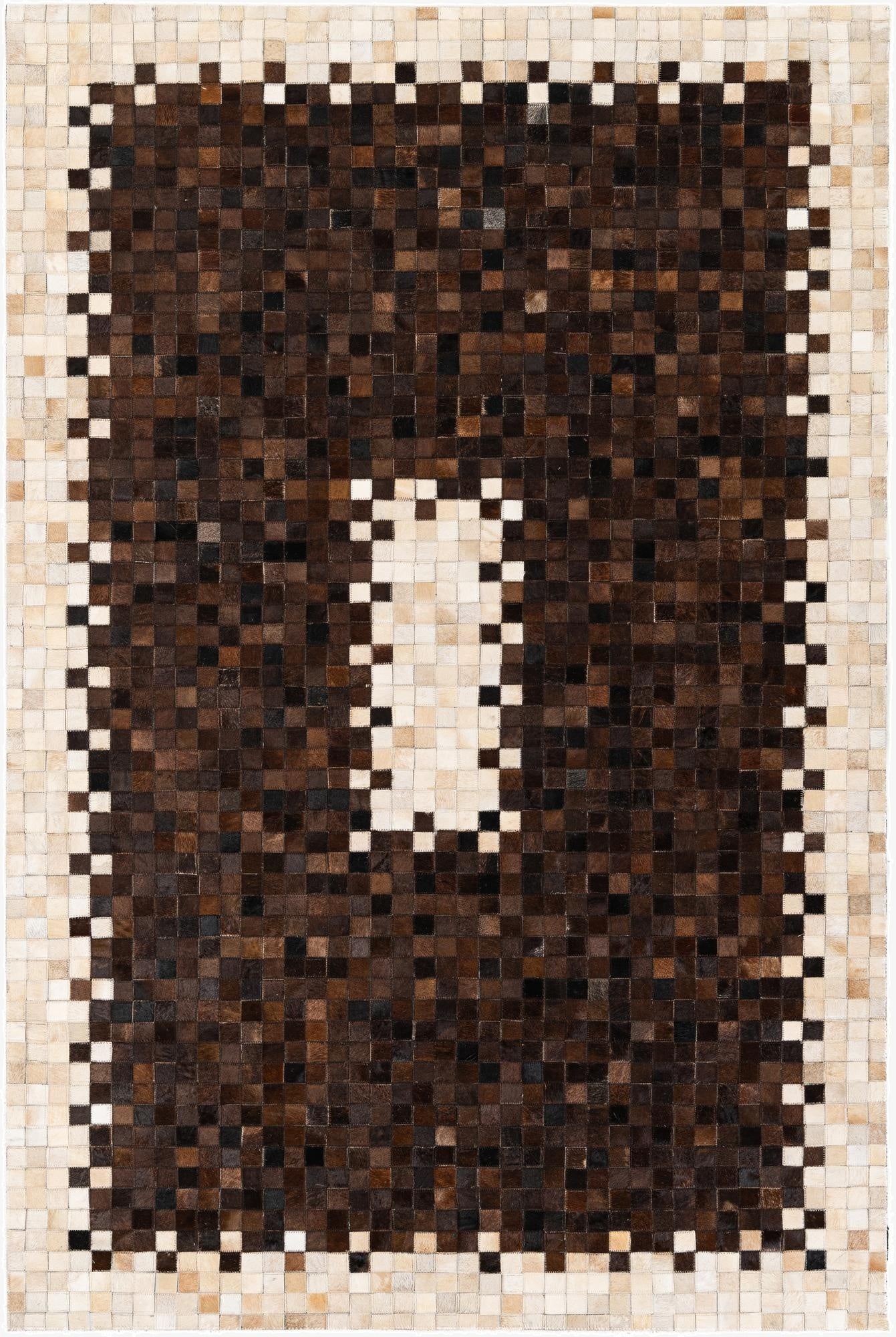  5' 2 x 7' 11 Cowhide Stocks Rug