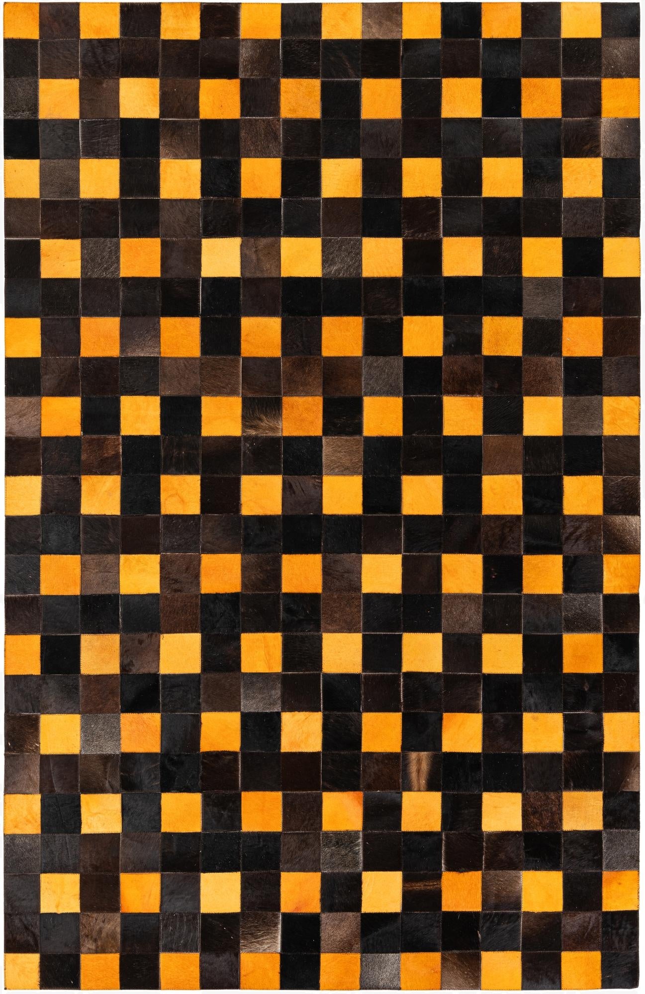  5' 2 x 8' Cowhide Stocks Rug