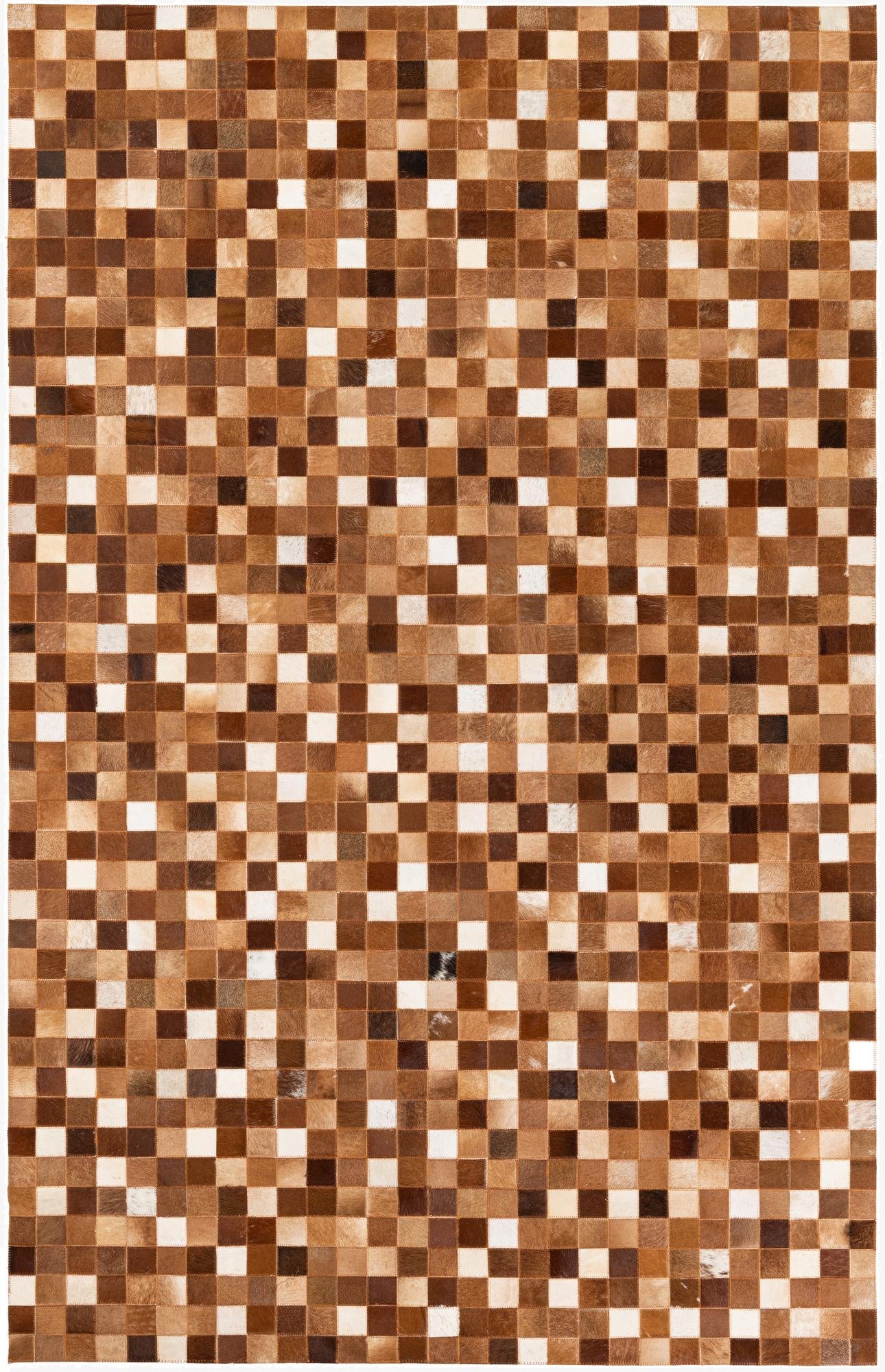  5' 1 x 7' 11 Cowhide Stocks Rug
