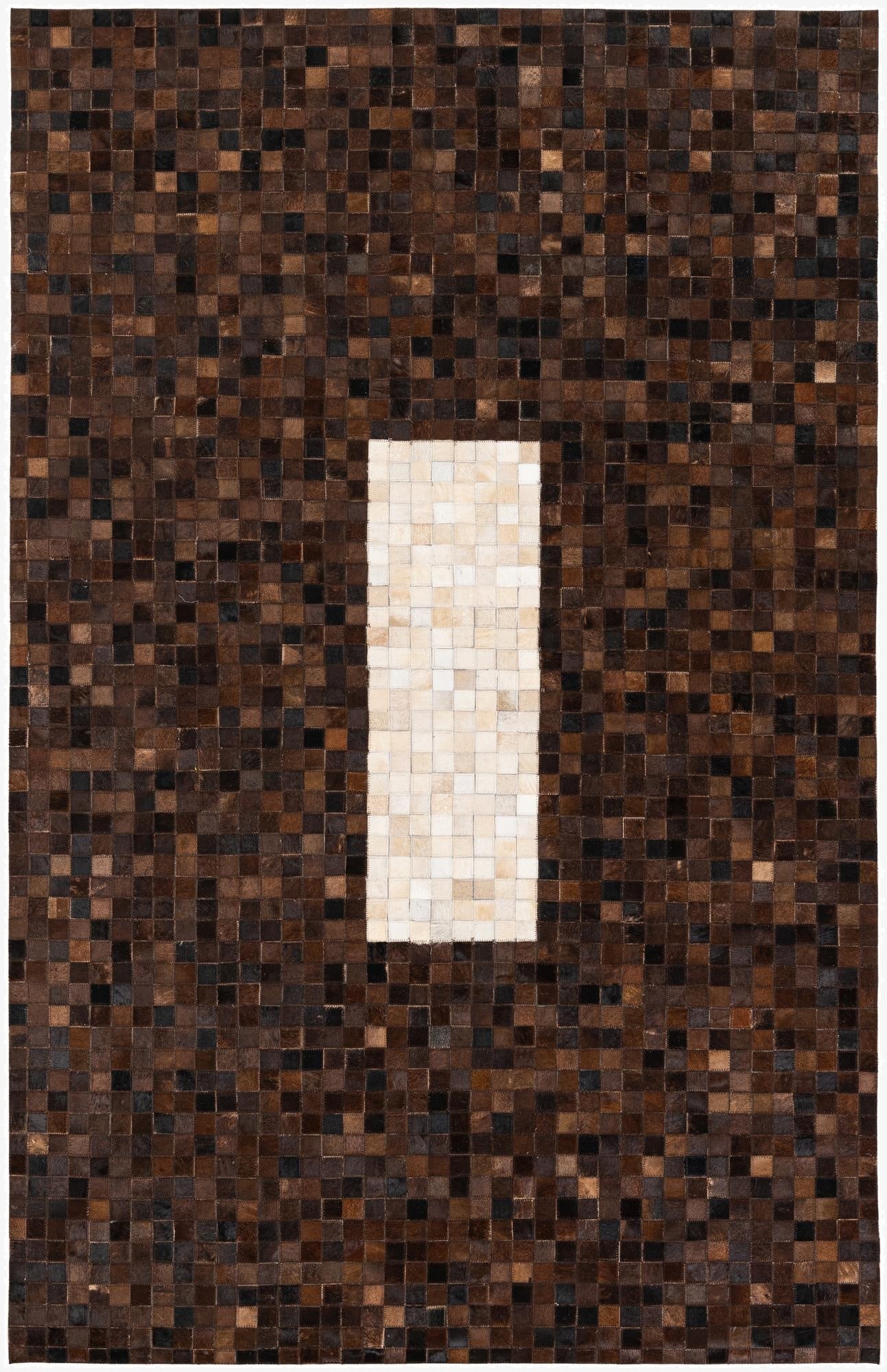  5' 1 x 7' 11 Cowhide Stocks Rug
