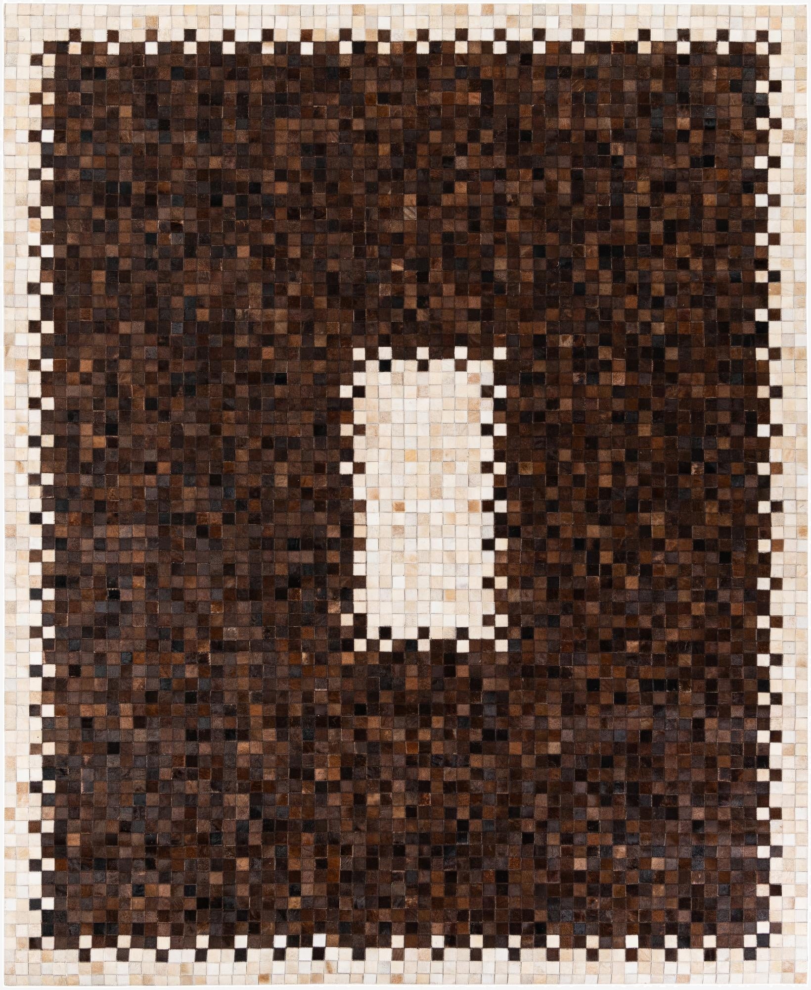  8' x 9' 9 Cowhide Stocks Rug