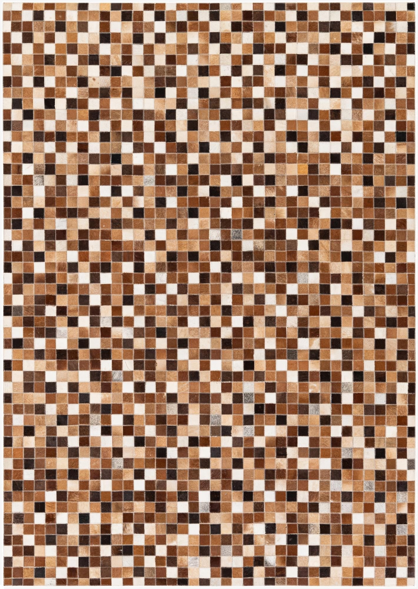  4' 8 x 6' 8 Cowhide Stocks Rug