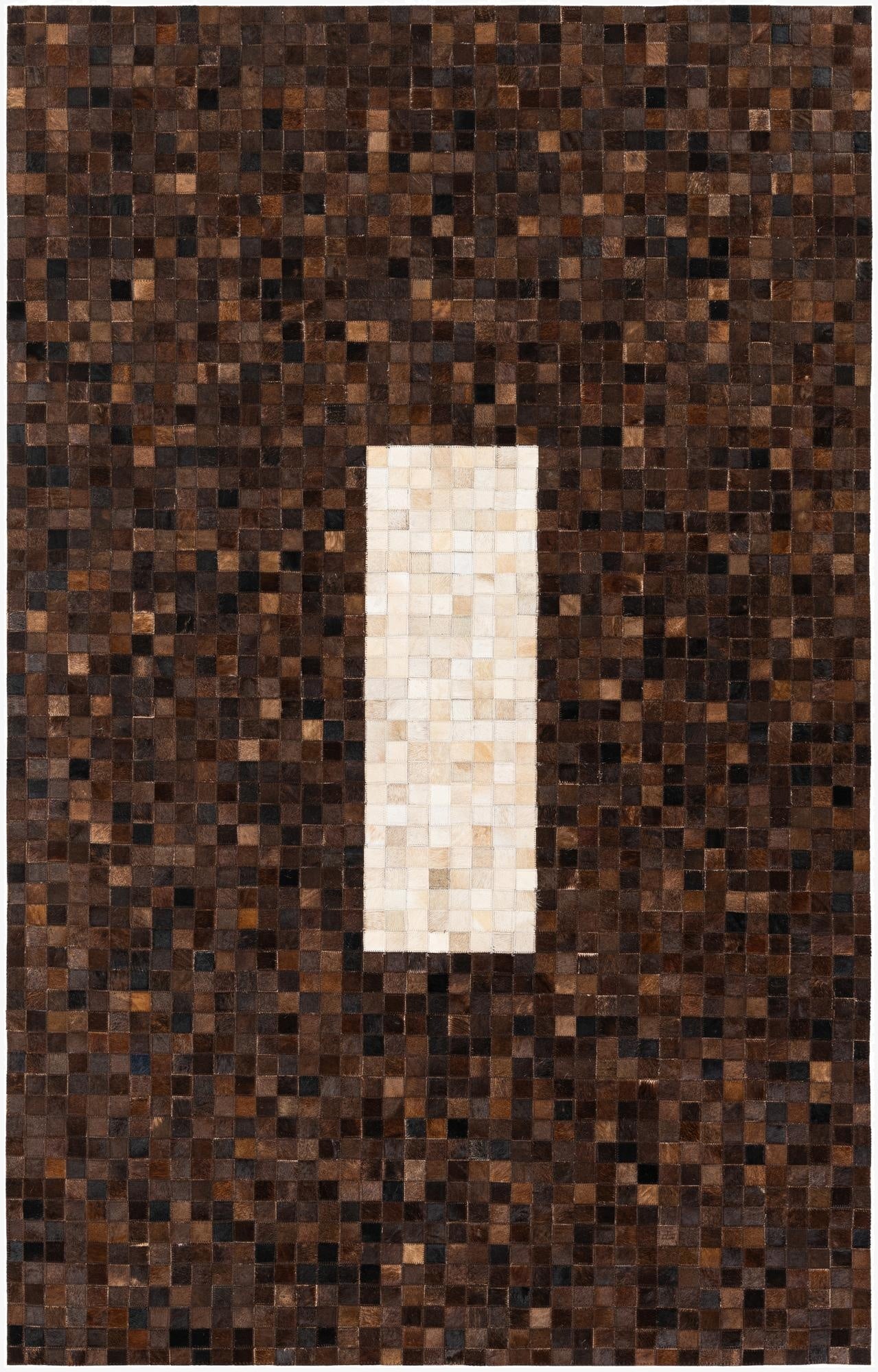  5' x 7' 10 Cowhide Stocks Rug