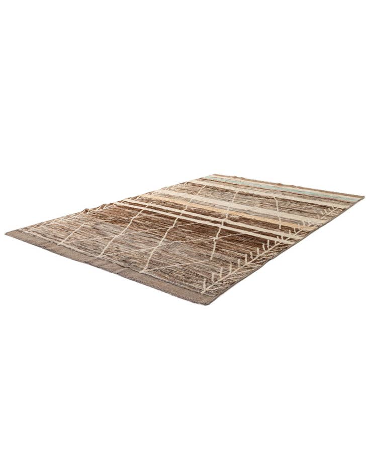 Detail image of  6' 8 x 9' 7  Hand Knotted Darya Wool Rug