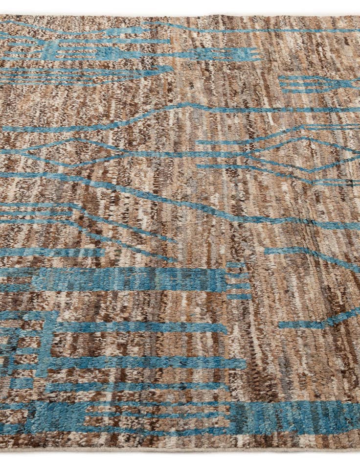 Detail image of  7' x 9' 10  Hand Knotted Darya Wool Rug
