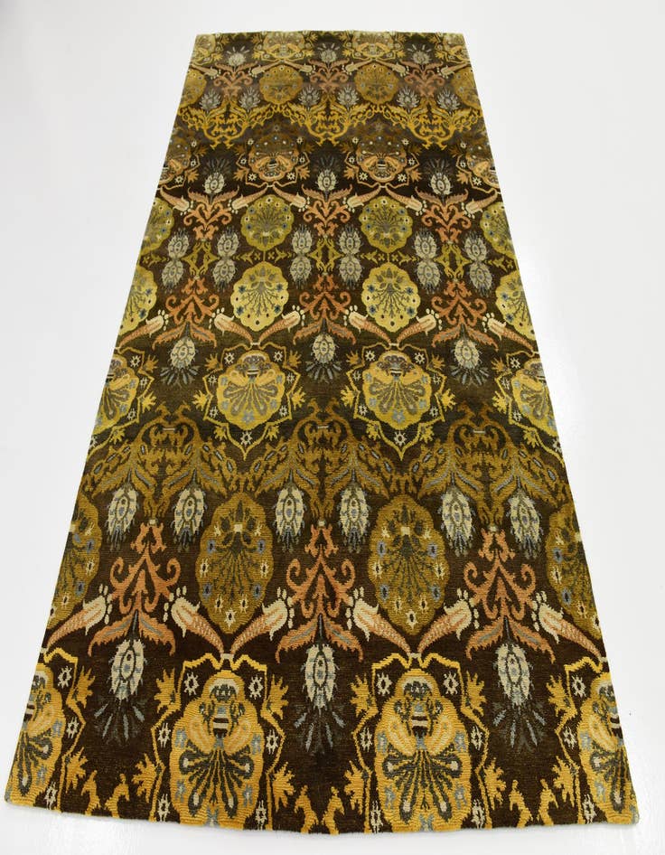 Detail image of  5' 8 x 8' 3  Hand Knotted Darya Rug