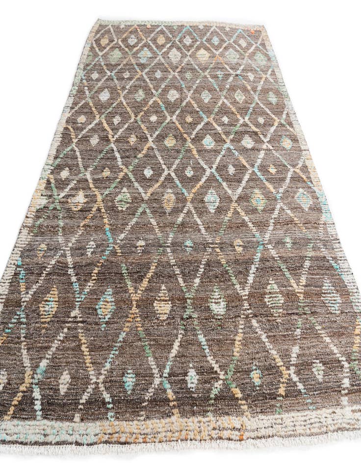 Detail image of  5' 8 x 8' 3  Hand Knotted Darya Wool Rug