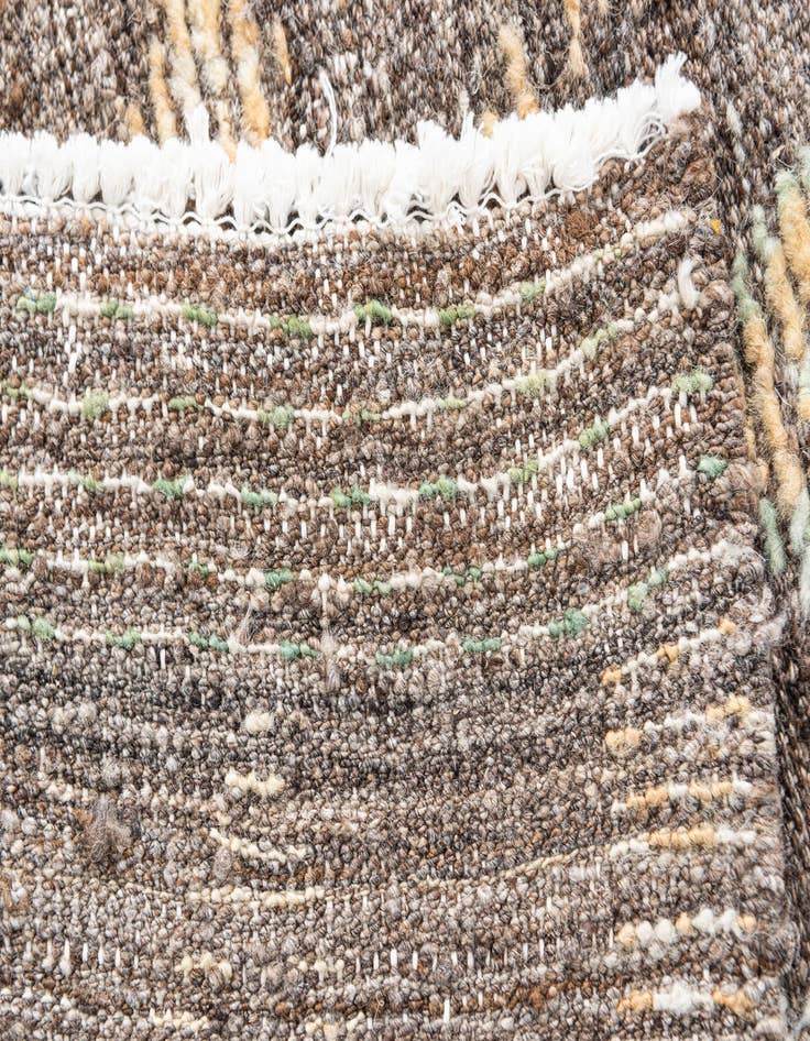 Detail image of  5' 8 x 8' 3  Hand Knotted Darya Wool Rug